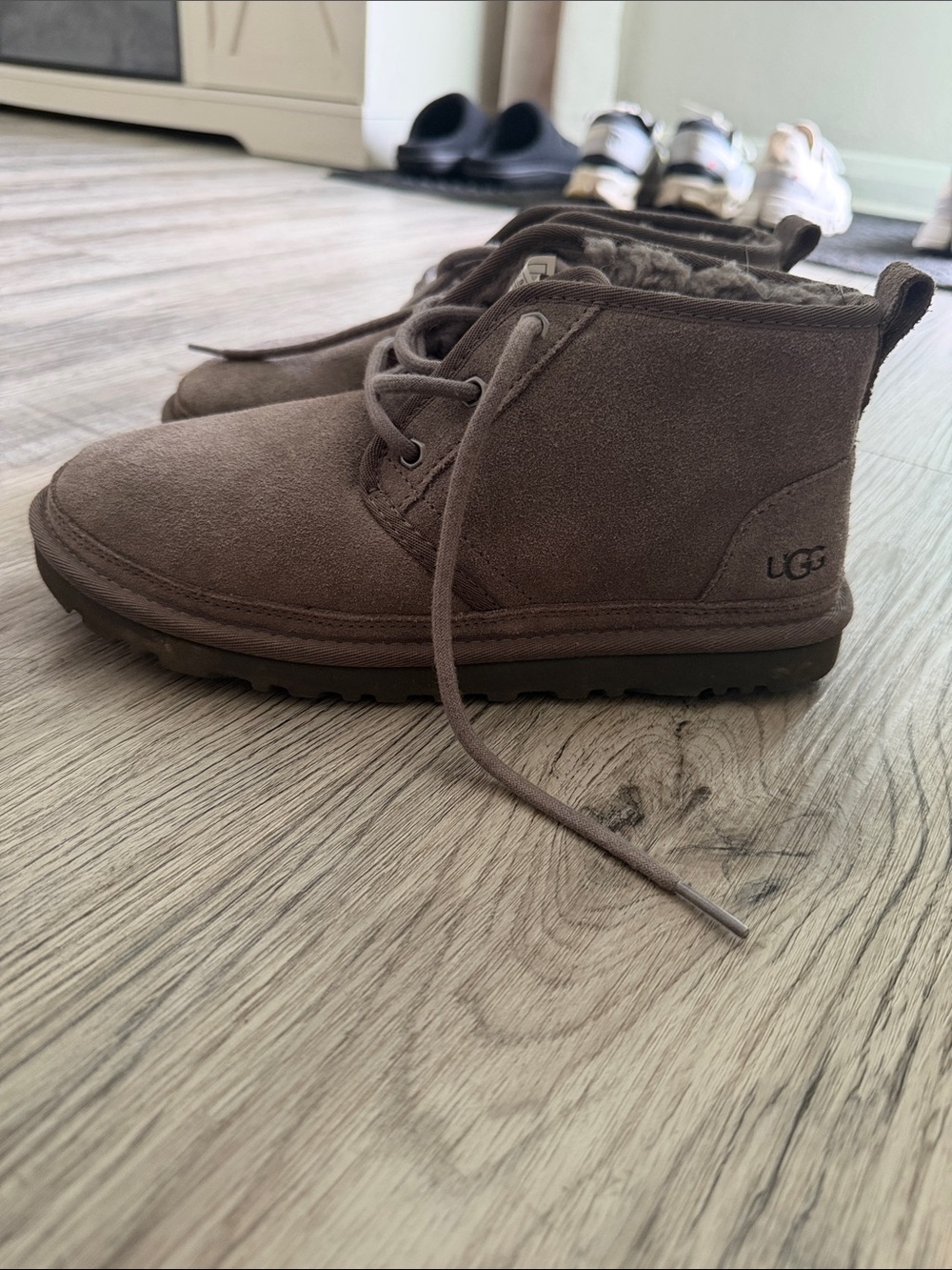 UGG Men's Neumel Suede Lace-Up Ankle Boots